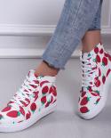 2022 Strawberry Sandals Canvas Shoes Womens Engraved Version Of Students Womens Shoes Breathable Wear Resistant And No