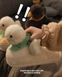 Cute White Duck Slipper For Women’s Indoor Home High Quality Female Plush Slippers Girls Sister Gifts Kawaii Cute Shoe