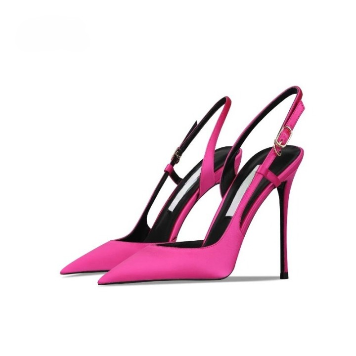  And  Style Oneword Buckle Sandals Womens 2026 New Thin Heel Bag Head  Sandals