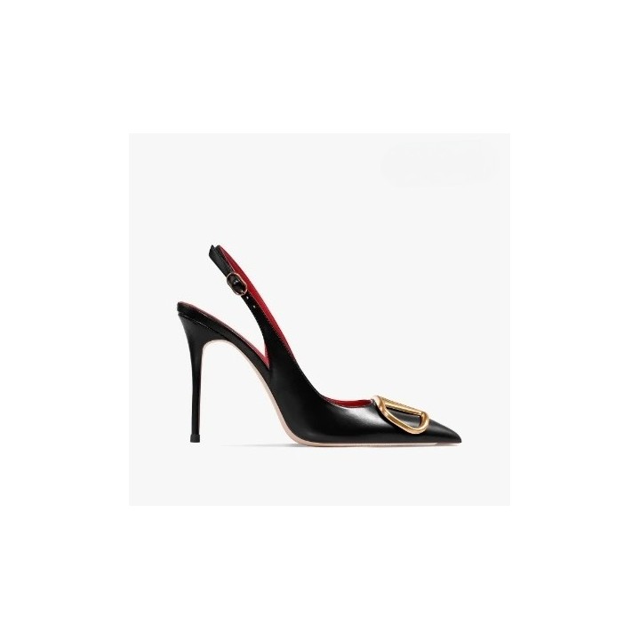 Fahion Slingback Black Comfortable Women Summer Shoes Very High Heel Sandals 2026 Tre