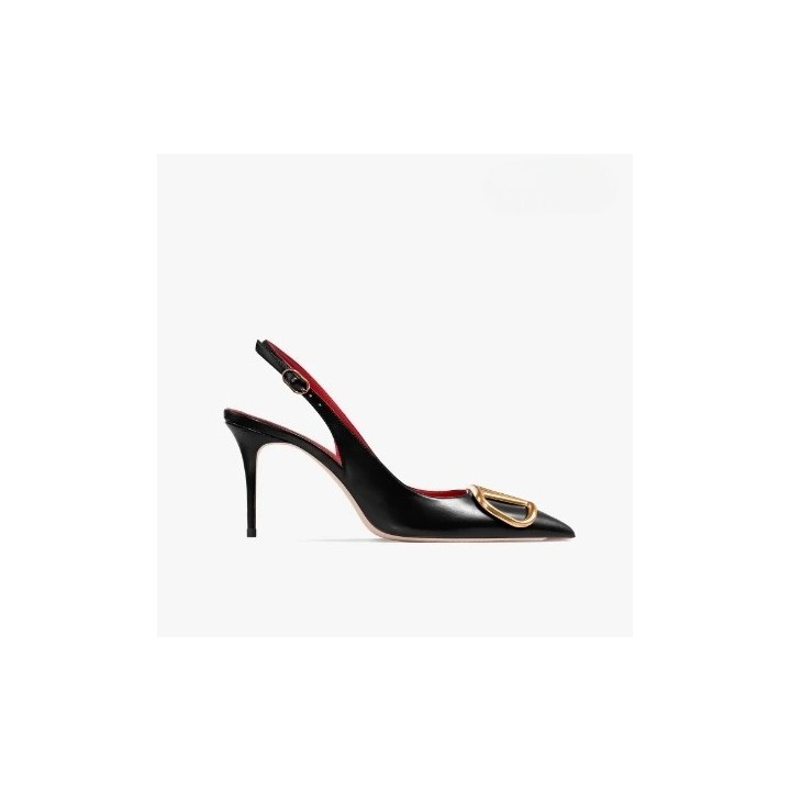 Fahion Slingback Black Comfortable Women Summer Shoes Very High Heel Sandals 2026 Tre