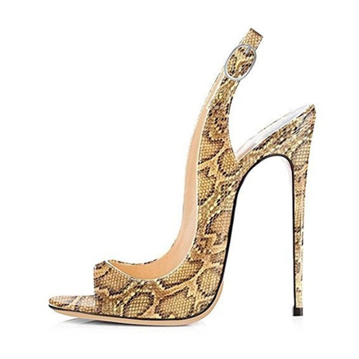 New Fish Mouth Gradient High Heel Sandals For Women With Thin Heels, Shallow Mouth, O