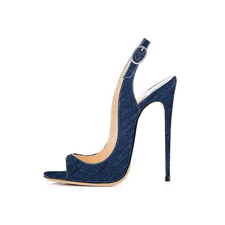 New Fish Mouth Gradient High Heel Sandals For Women With Thin Heels, Shallow Mouth, O