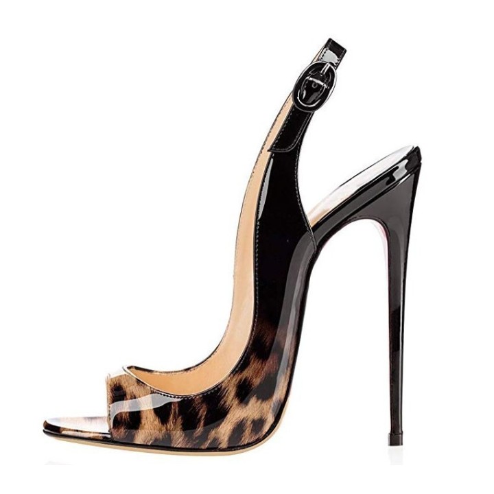 New Fish Mouth Gradient High Heel Sandals For Women With Thin Heels, Shallow Mouth, O