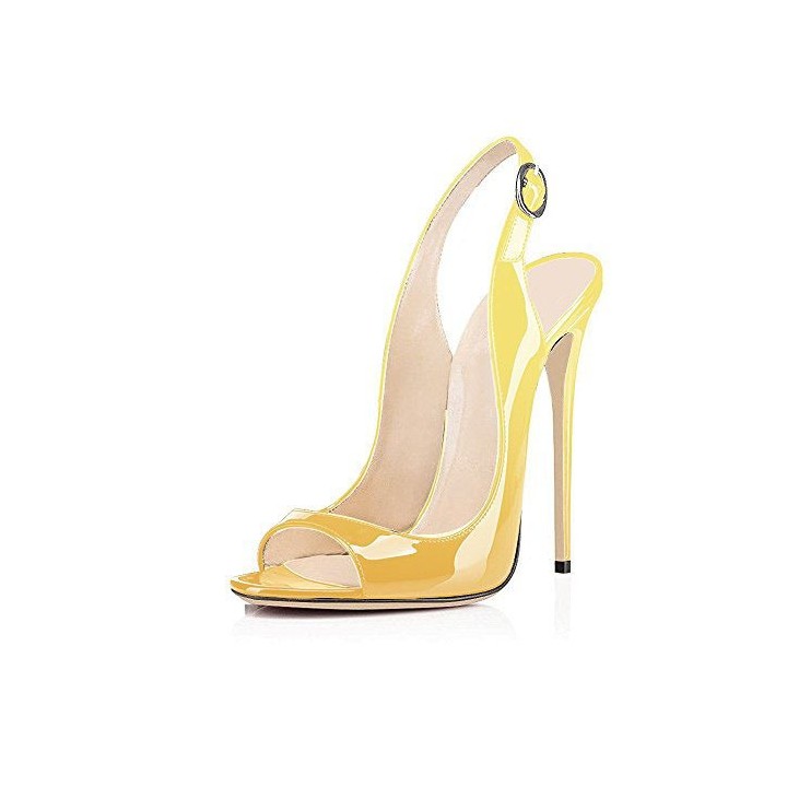 New Fish Mouth Gradient High Heel Sandals For Women With Thin Heels, Shallow Mouth, O
