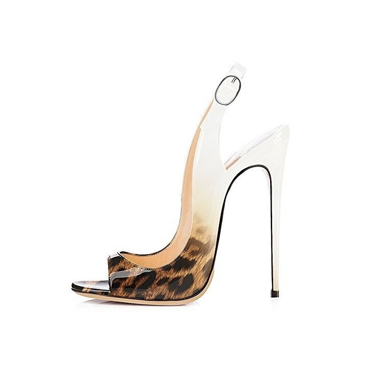 New Fish Mouth Gradient High Heel Sandals For Women With Thin Heels, Shallow Mouth, O