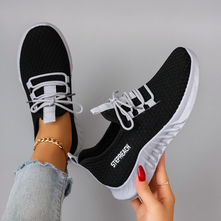 Womens Summer Breathable Mesh Flat Shoes, Womens Shoes, Casual Sneakers Shoes, Clea