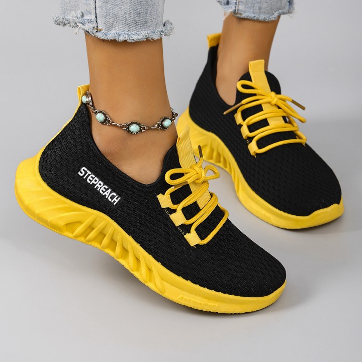 Womens Summer Breathable Mesh Flat Shoes, Womens Shoes, Casual Sneakers Shoes, Clea