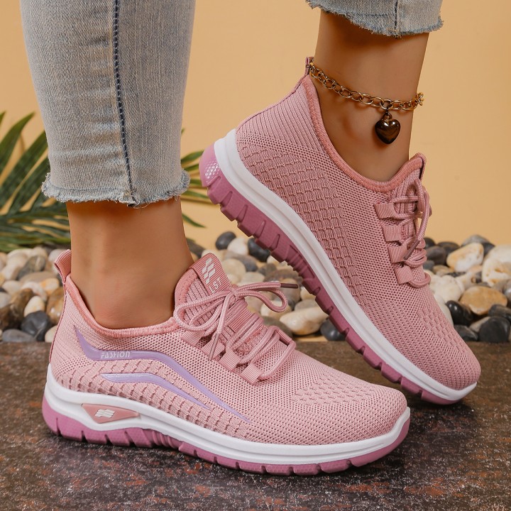 Womens Shoes, Soft Soles, Not Tired Feet,summer Sneakers Platform Shoes, Flying Weav