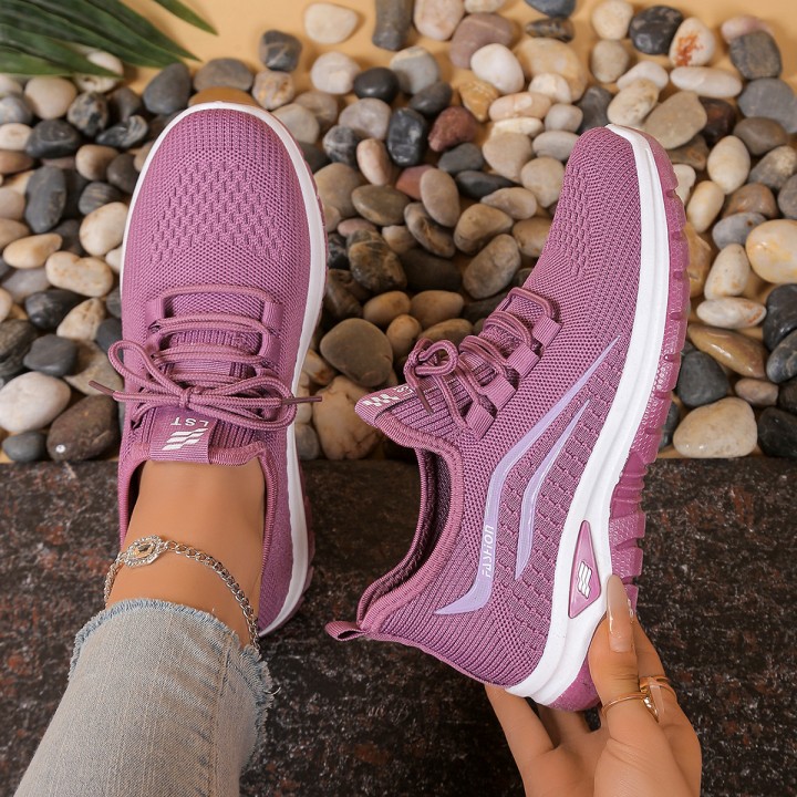 Womens Shoes, Soft Soles, Not Tired Feet,summer Sneakers Platform Shoes, Flying Weav