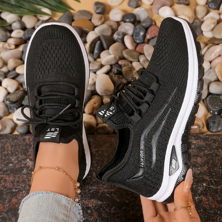 Womens Shoes, Soft Soles, Not Tired Feet,summer Sneakers Platform Shoes, Flying Weav