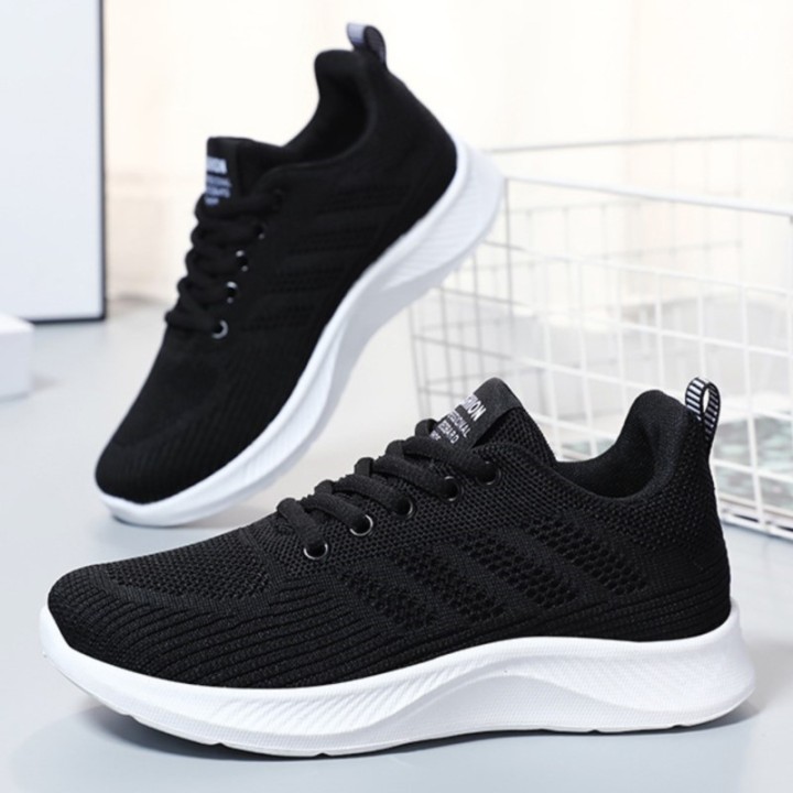 Litfun Womens Casual Sports Shoes Fashion Female Soft Bottom Sneakers Breathable Mes