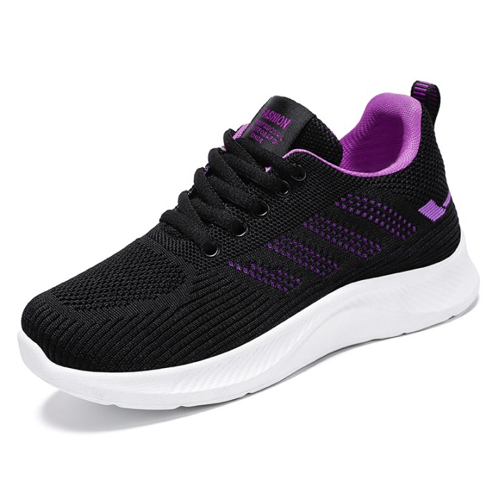 Litfun Womens Casual Sports Shoes Fashion Female Soft Bottom Sneakers Breathable Mes