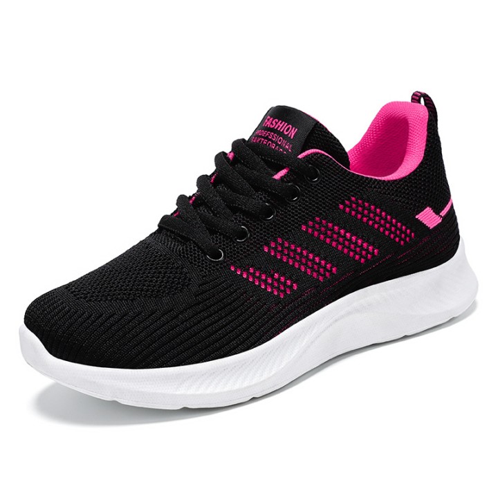 Litfun Womens Casual Sports Shoes Fashion Female Soft Bottom Sneakers Breathable Mes