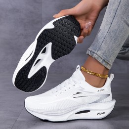 Women Sneakers Shoes Breathable Lightweight Running Shoes Non Slip Wear Resistant Com