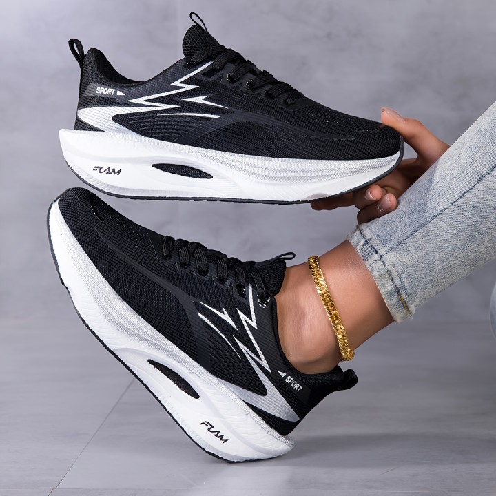 Women Sneakers Shoes Breathable Lightweight Running Shoes Non Slip Wear Resistant Com