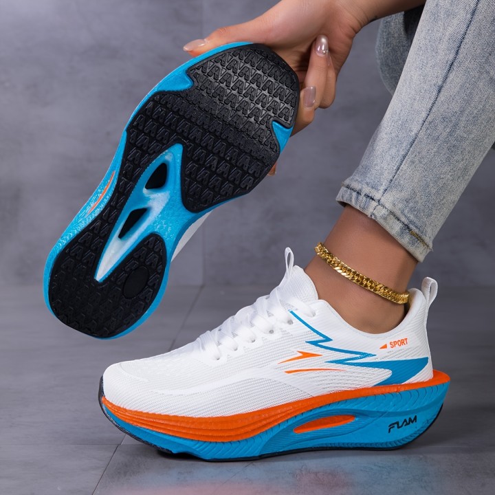 Women Sneakers Shoes Breathable Lightweight Running Shoes Non Slip Wear Resistant Com