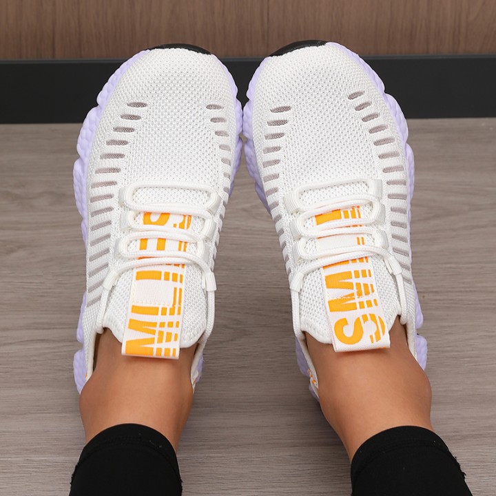 Womens Sports Shoes Mesh Lightweight Soft Sole Jogging Strap Breathable Fashion Spor