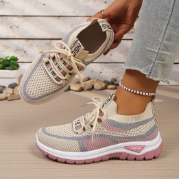 Womens Shoes Doublecolor Work Shoes For Ladies, Single Shoes Casual Sneaker Shoes Wo