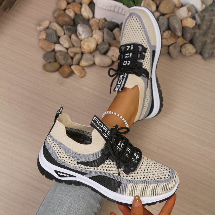 Womens Shoes Doublecolor Work Shoes For Ladies, Single Shoes Casual Sneaker Shoes Wo