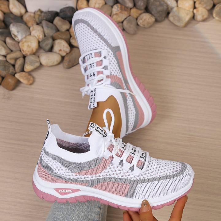 Womens Shoes Doublecolor Work Shoes For Ladies, Single Shoes Casual Sneaker Shoes Wo
