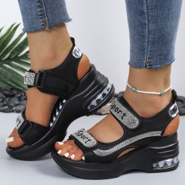 Summer New Round Toe Thick Sole Comfortable Casual Sandals Fashionable And Elegant  H