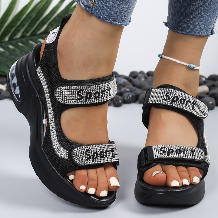 Summer New Round Toe Thick Sole Comfortable Casual Sandals Fashionable And Elegant  H