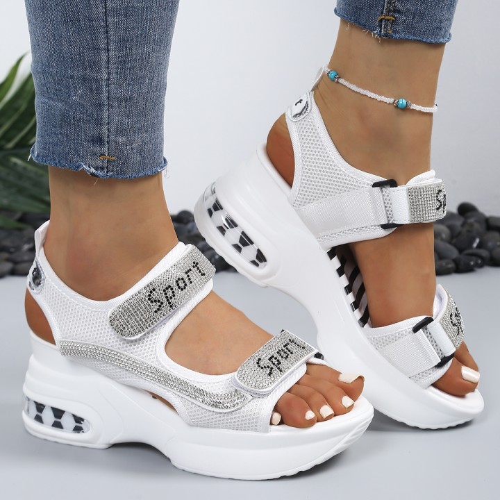 Summer New Round Toe Thick Sole Comfortable Casual Sandals Fashionable And Elegant  H