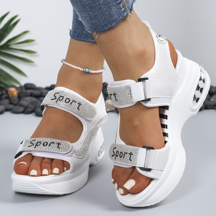 Summer New Round Toe Thick Sole Comfortable Casual Sandals Fashionable And Elegant  H
