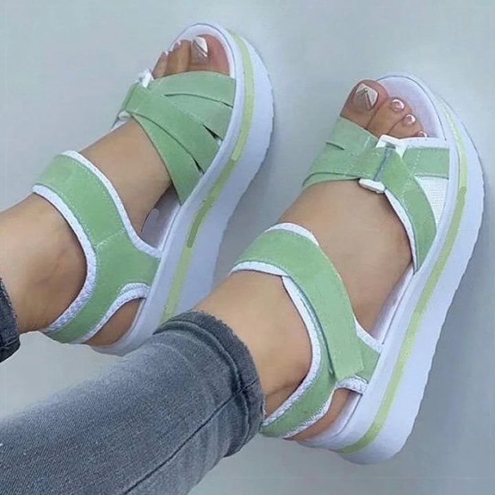 Womens Wedges Platform Sandals Summer 2024 New Woman Fashion Casual Sandals Heeled S