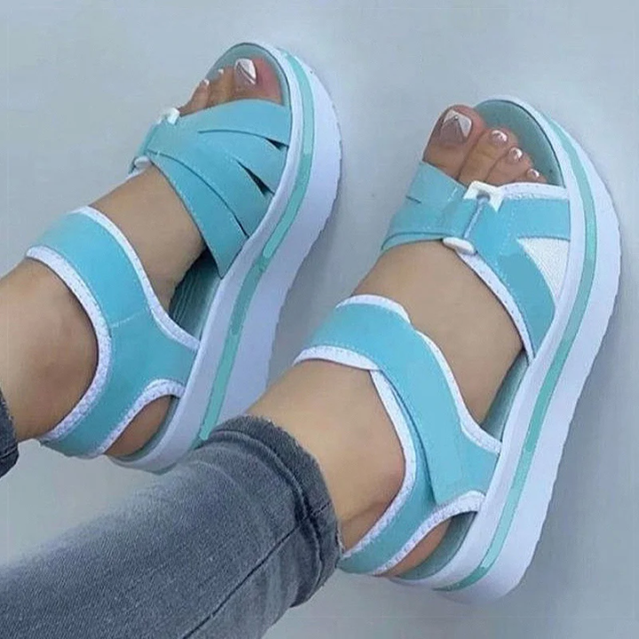 Womens Wedges Platform Sandals Summer 2024 New Woman Fashion Casual Sandals Heeled S