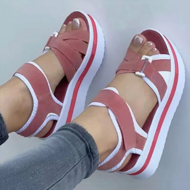 Womens Wedges Platform Sandals Summer 2024 New Woman Fashion Casual Sandals Heeled S