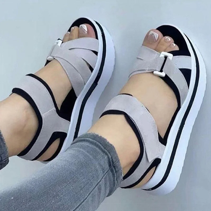 Womens Wedges Platform Sandals Summer 2024 New Woman Fashion Casual Sandals Heeled S