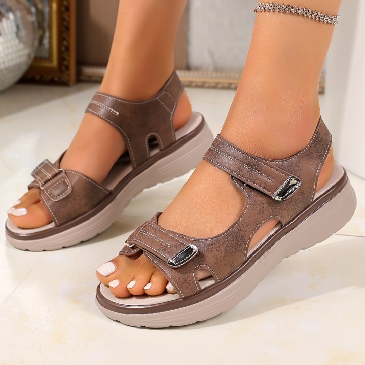 Summer Wedge Sandals For Women New Fashion Non Slip Beach Shoes Woman Lightweight Cas