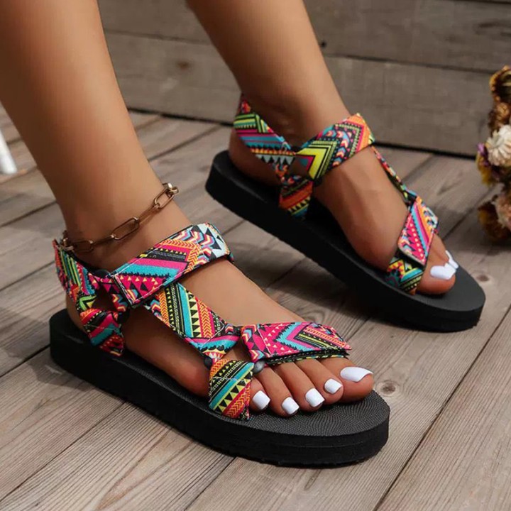 Summer Flat Womens Shoes Hemp Rope Set Foot Beach Sandals Outdoor Allmatch Casual Sl
