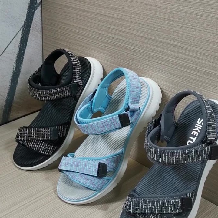 2025 New Sports Summer Sandals For Womens College Style Sloping Wedge Light And Comf
