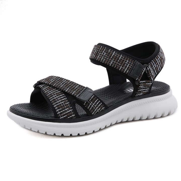 2025 New Sports Summer Sandals For Womens College Style Sloping Wedge Light And Comf