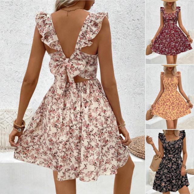 Linen Blend Long Dress