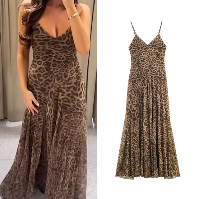 Linen Blend Long Dress