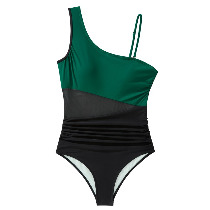 2026 New One Shoulder Swimwear Women One Piece Swimsuit Female Monokini Hollow Out Sw