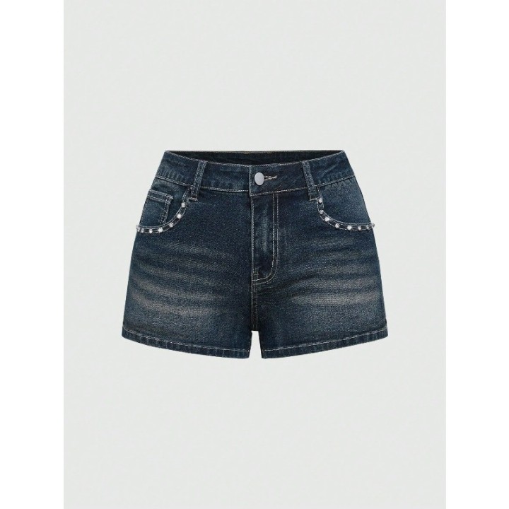 Summer   Low Waist Women Denim Short  Lady Y2k Elastic Slim Cotton Hot Jorts Female E