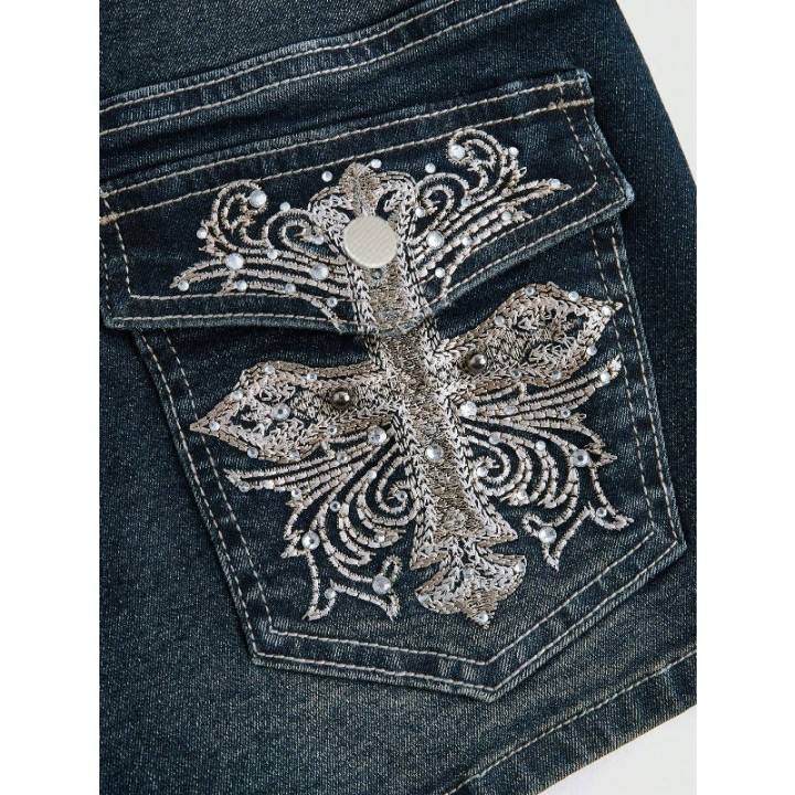 Summer   Low Waist Women Denim Short  Lady Y2k Elastic Slim Cotton Hot Jorts Female E